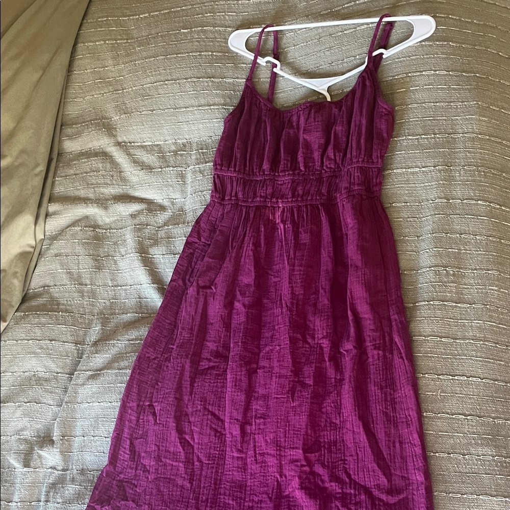 Pact Women's Maxi Dress in Deep Purple
